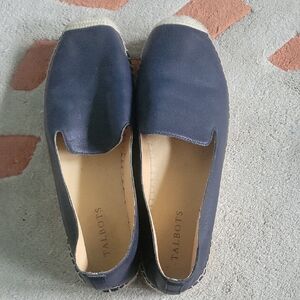 Talbots Dark Blue Espadrille Loafers